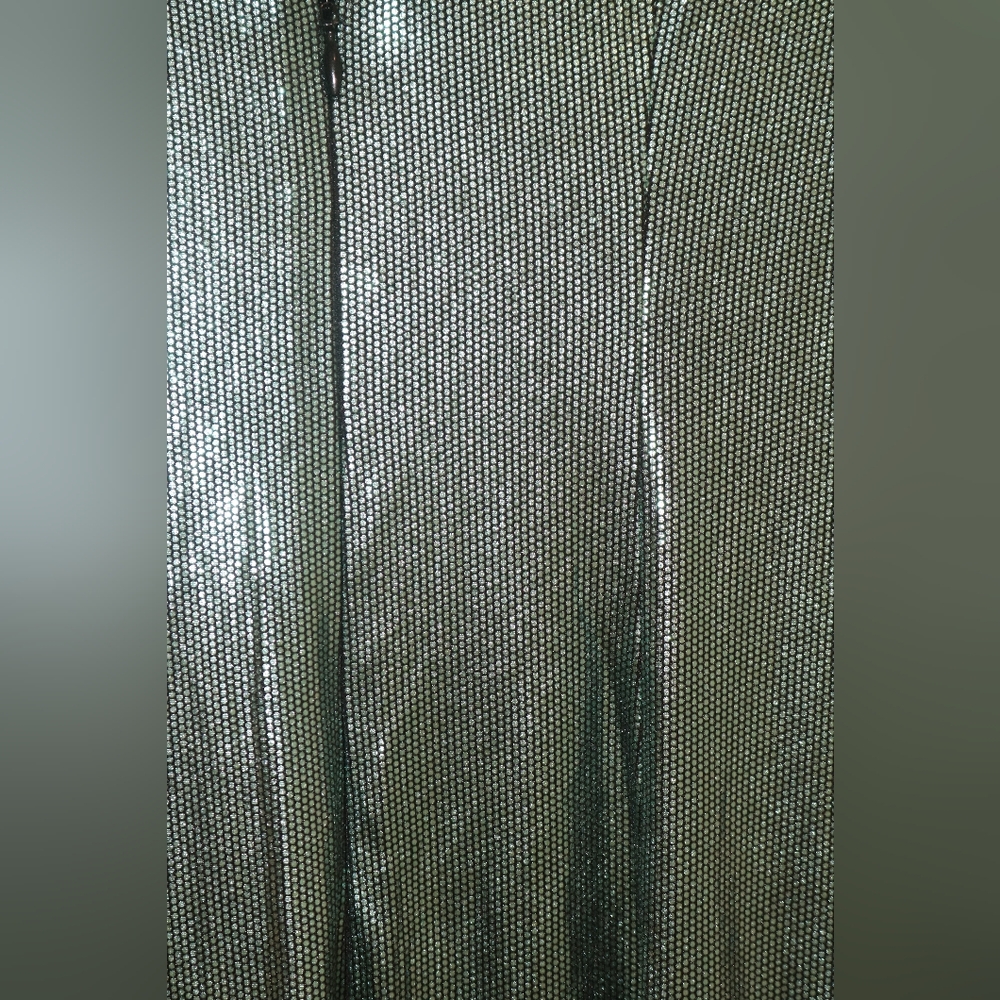 Dress the Population Women's Emilia Metallic Ruched Dress - Mint Multi - Picture 7 of 14